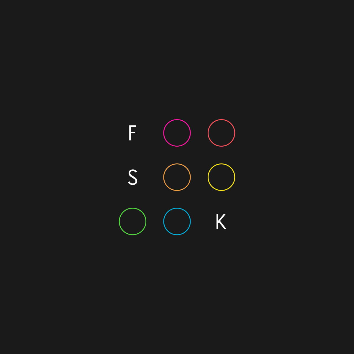 Forsqueak, FSK, album cover, Almendra Music